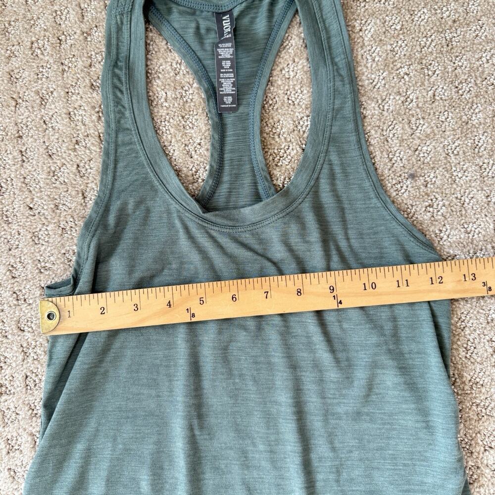 Vuori Lux Performance Tank Top Womens XS Green Racerback Lightweight Sports - Picture 6 of 7